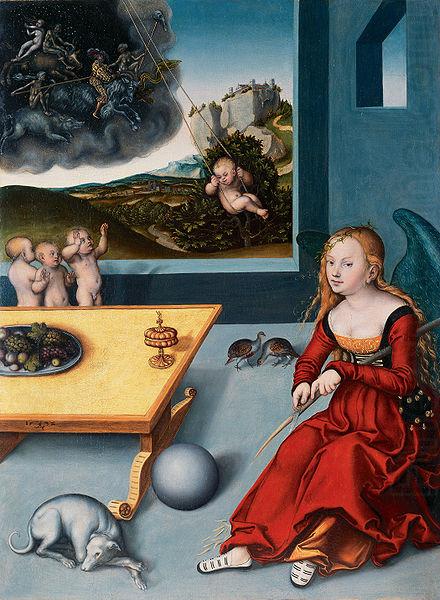 Lucas Cranach Die Melancholie china oil painting image